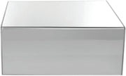 HUBERT Display Riser Modular Mirror Finish Acrylic - 12" L x 9 3/4" W x 5" H