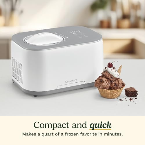 Cuisinart White / 1 Quart / 1.0 quarts Ice Cream Machines