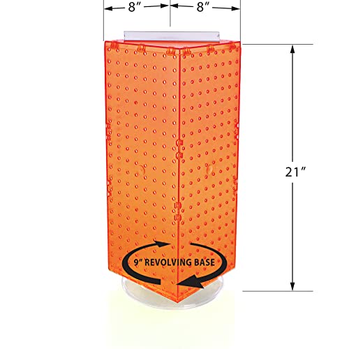 Azar Displays Pegboard Only / Orange / 8 x 20 inches Display Racks