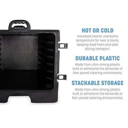 Carlisle FoodService Products Black / 7 Sheet Pan Capacity / Modern Food & Dish Transport
