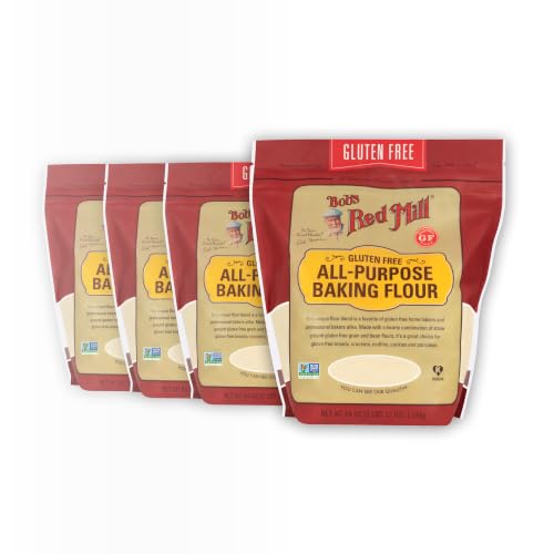 Bob's Red Mill 44 Ounce (Pack of 4) / Natural / Resealable Wheat Flours & Meals