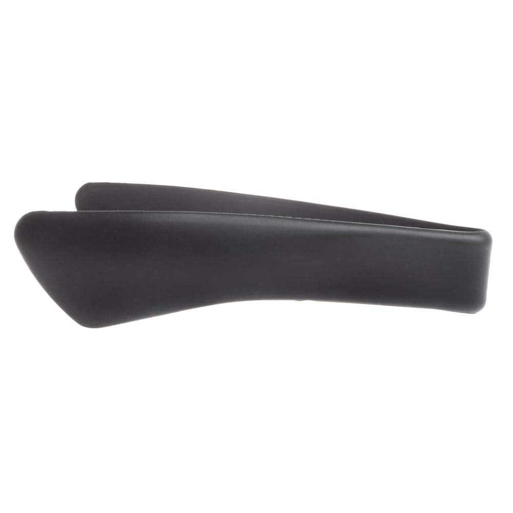Tongs, 7", Heat Safe up to 400°F, Safe to use with Coated cast Aluminum Items, Dishwasher Safe, Stainless Steel & Silicone, Black by Tablecraft – Model 39100
