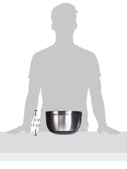 Winco Solid / 8 Quart / Silicone Base Mixing Bowls