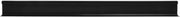 Divider Black T Shape for Parsley Runner Without Aluminum Support Plastic - 30" L x 2 1/2 H