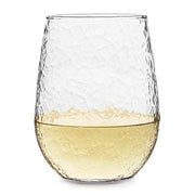 Libbey Hammered 8 (17 oz) / 17 Ounces, Set of 8 / Modern Wine Glasses