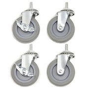 3" Swivel Caster Set by Global Industrial – Thermoplastic Elastomer (TPE), Model 300771