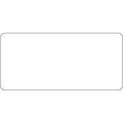 Plain White 12-Up Laser Labels - 3 1/2" L x 1 5/8" H by HUBERT – Paper, White, Pack of 780, Model 99483