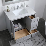 Elegant Decor 36" - Single / Grey / Traditional Bathroom Vanities