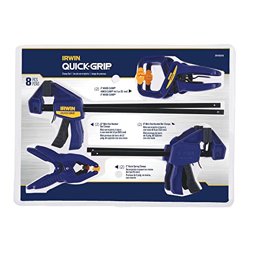 IRWIN 8 Pack / 8 Piece / Multi Bar Clamps