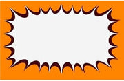 Screen Gems Sign Board Starburst, 5.5 in x 7 in | 200/Case