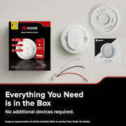 Kidde Smart Smoke Detector / 5 Inches / White Smoke Detectors & Fire Alarms