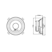 Alpine Single / Black / 1 Coaxial Speakers