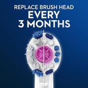 Oral-B White / 3 Count (Pack of 1) / 1 Toothbrush Replacement Heads