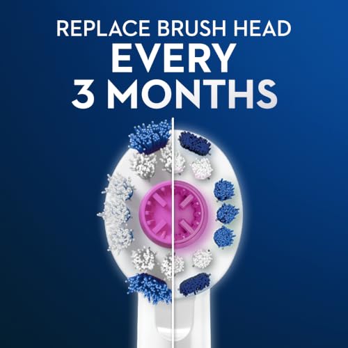 Oral-B White / 3 Count (Pack of 1) / 1 Toothbrush Replacement Heads
