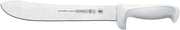 Mundial Butcher Knife w/White Poly Handle - 10"