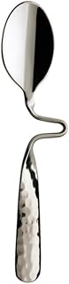 Villeroy & Boch NewWave Caffè Demi-Tasse Spoon, Silver, 4.75 in | Silver stainless steel demi-tasse spoon, dishwasher safe, sized to float on the rim for a sophisticated espresso moment