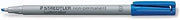 STAEDTLER Lumocolor 312 Non-Permanent Felt Tip Chisel Tip 1 to 2.5 mm Blue