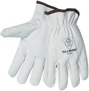 1415M Top Grain Goatskin Drivers Gloves - M by Tillman