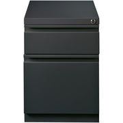 Hirsh Industries Dark Coal / Modern / 21.75" H x 15" W x 19.88" D Mobile File Cabinets