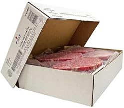 Philly Sensations Shaped and Sliced Lightly Marinated Beef Steaks, 6 Ounce -- 27 per case.