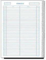 Rediform RED50111 - Wirebound Call Register