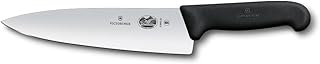 Victorinox Fibrox Pro 8 Inch Chef’s Knife, Dishwasher Safe, Black