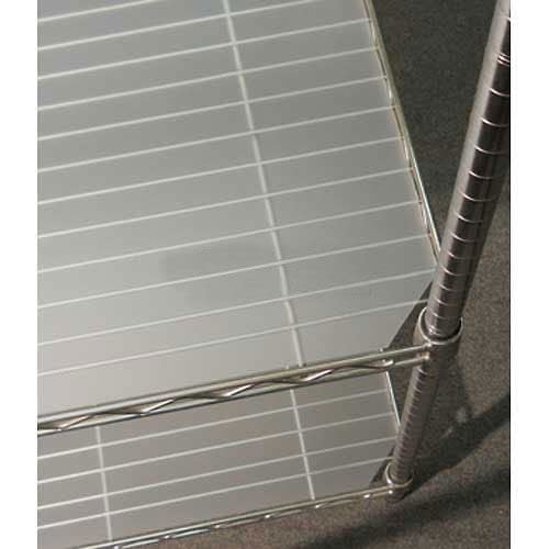 Polypropylene Shelf Liner by Chadko – 24"W x 24"L, 1/33 Polyprophylene, Translucent, Model GSM 26