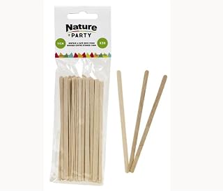 PacknWood 8NPSPATB11 4.33 in. Wooden Coffee Stirrer with Rounded End - 1200 Piece