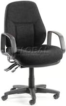 Global Industrial Low Back Executive Chair, Black