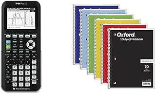 Texas Instruments TI-84 Plus CE Color Graphing Calculator Bundle with Oxford Notebooks and Post-it Super Sticky Notes