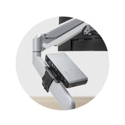 Docking Station Mounting Bracket () by Kensington – Universal, Aluminium, Black, Model K34050WW