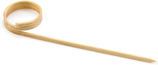 TableCraft Products BAML45 Bamboo Card Holder Pick, 4.5" (Pack of 100)