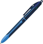 BIC 1 refillable ballpoint pen in 4 classic colours (black, red, green, blue) - Medium point - Smooth collection - Two-tone barrel - Ultra soft ink