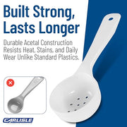 Carlisle FoodService Products 3 Ounces / White / Pack of 1 Cooking Spoons