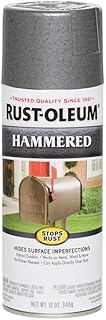 60-Pack of 12 oz Rust-Oleum Brands 7214830 Gray Stops Rust Hammered Spray Paint