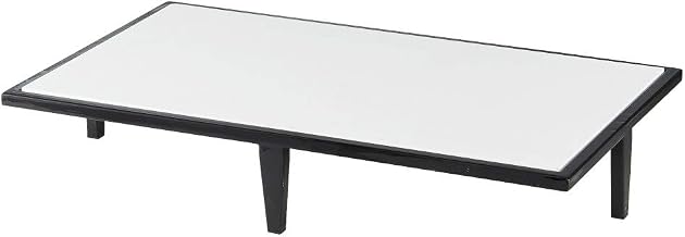 Monterey Collection – Merchandiser – 21W x 12.25D x 4.75H – Black Powder Coated Metal, White Melamine