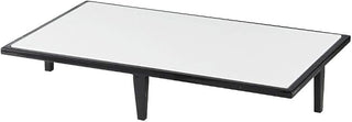 Monterey Collection – Merchandiser – 21W x 12.25D x 4.75H – Black Powder Coated Metal, White Melamine
