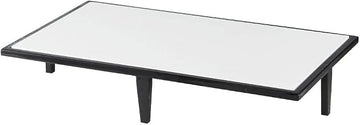 Monterey Collection – Merchandiser – 21W x 12.25D x 4.75H – Black Powder Coated Metal, White Melamine
