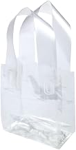 LK Packaging 4.75" x 2.75" x 6.5" + 2.75"BG 3 mil Fast Take® Soft Loop Handle Bag (Small), 200/CS