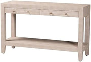 Baxton Studio Nira Faux Shagreen Console Table - Accent Display Piece