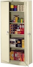 Tennsco Deluxe Storage Cabinet 7218DLX 214 - Welded 36"W x 18"D x 72"H Sand