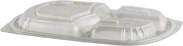 Anchor Packaging Microraves Polypropylene Oval Platter Lid For M713S Microrave Platter, Clear | 250/Case