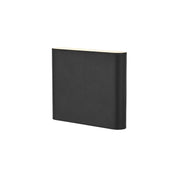 Clyde LED Outdoor Wall Sconce Black by Lighting Design – 8", Aluminum, Black, Model OD507W9BK