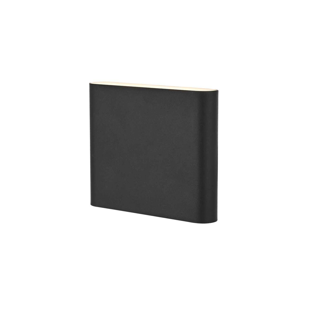 Clyde LED Outdoor Wall Sconce Black by Lighting Design – 8", Aluminum, Black, Model OD507W9BK