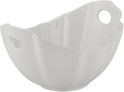 10 Strawberry Street Whittier 10.5"/ 64 Oz Boat Bowl with Wave Texture, Set of 2, White