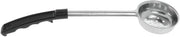 HUBERT 4 oz Perforated Portion Control Server Stainless Steel with Black Plastic Handle