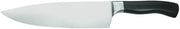 HUBERT Cook's Knife Stainless Steel with Black Santoprene Handle - 10" L Blade