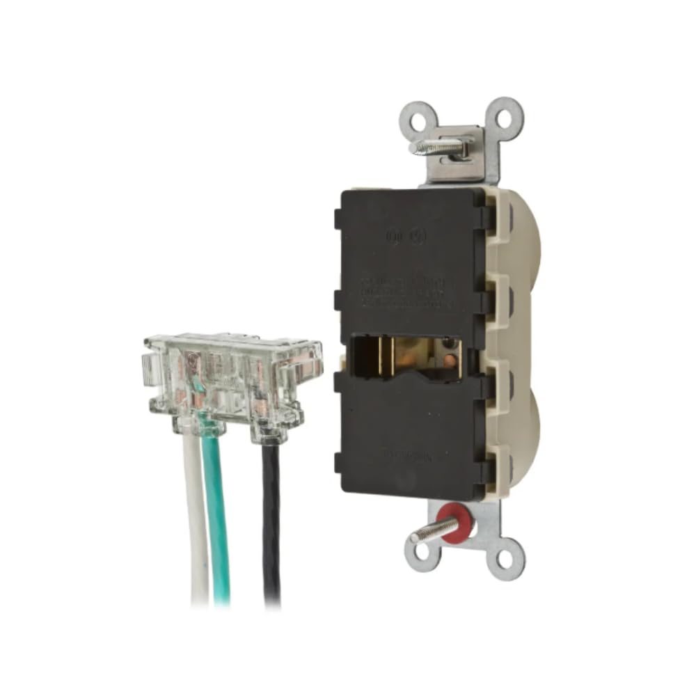 Receptacle Wiring Device Receptacle by Hubbell – Ivory, Model 35727