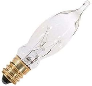 Satco S3241 CA5 Incandescent Lamp 7.5 Watt E12 Candelabra Base 40 Lumens