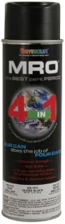 Seymour 620-1415 Industrial MRO High Solids Spray Paint, Gloss Black - Pack Of 6
